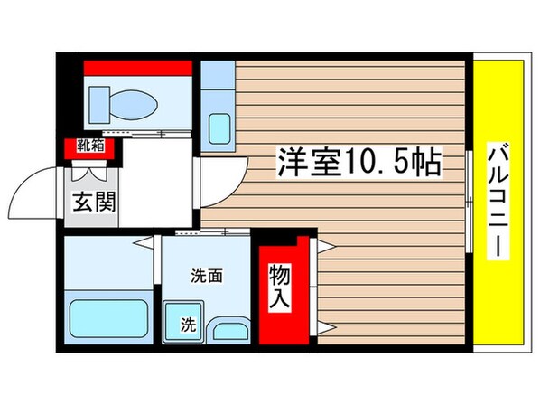 シャン・ド・フルールの物件間取画像